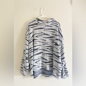 Maurices Black and White Knit Sweater